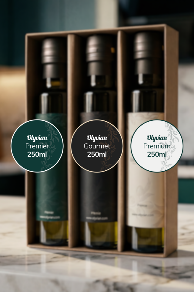 Tadım Seti Premier, Gourmet, Premium 250ml Naturel Sızma Zeytinyağı