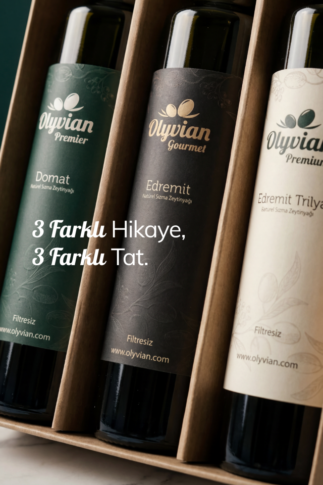 Tadım Seti Premier, Gourmet, Premium 250ml Naturel Sızma Zeytinyağı