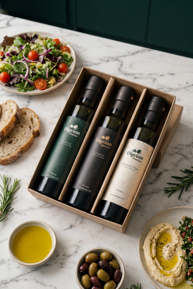 Tadım Seti Premier, Gourmet, Premium 250ml Naturel Sızma Zeytinyağı