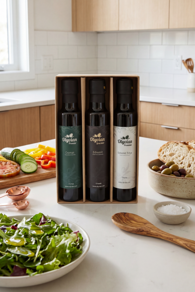 Tadım Seti Premier, Gourmet, Premium 250ml Naturel Sızma Zeytinyağı