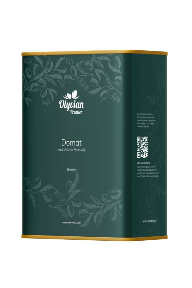 Premier Doğal Zeytinyağı 3 L – Domat Cinsi Erken Hasat Soğuk Sıkım Natürel Sızma