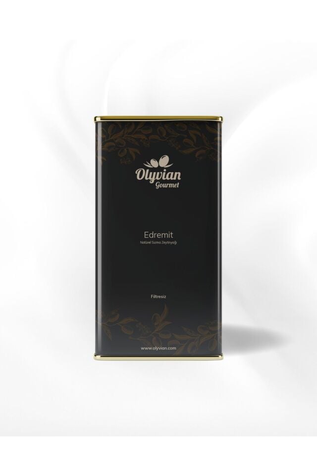 Gourmet Doğal Zeytinyağı 5 L – Edremit Cinsi Erken Hasat Natürel Sızma (Soğuk Sıkım)