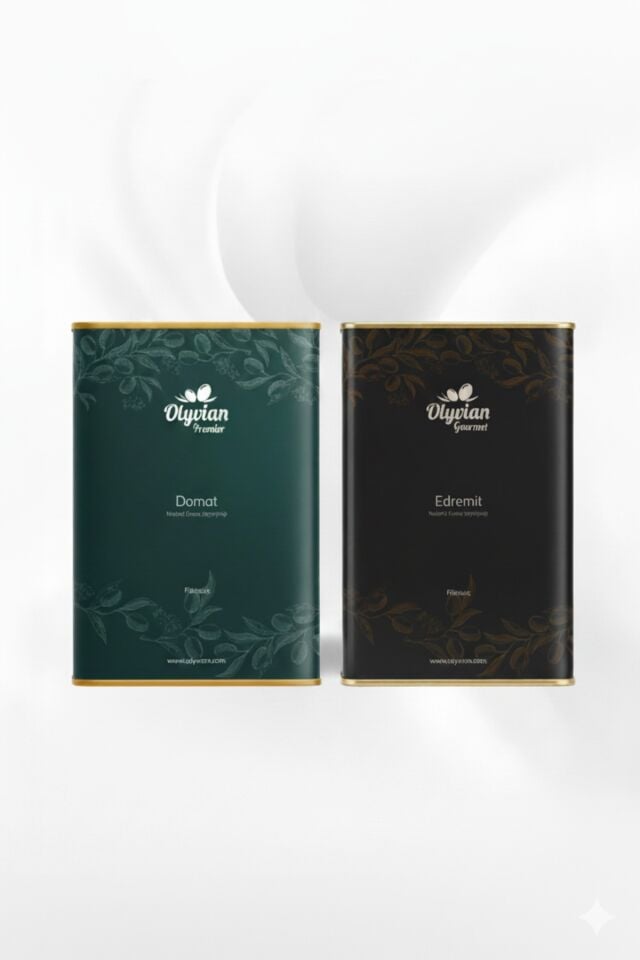 %100 Premier ve Gourmet Cinsi Erken Hasat Soğuk Sıkım Natürel Sızma Zeytinyağı 2'li Teneke 3 + 3L