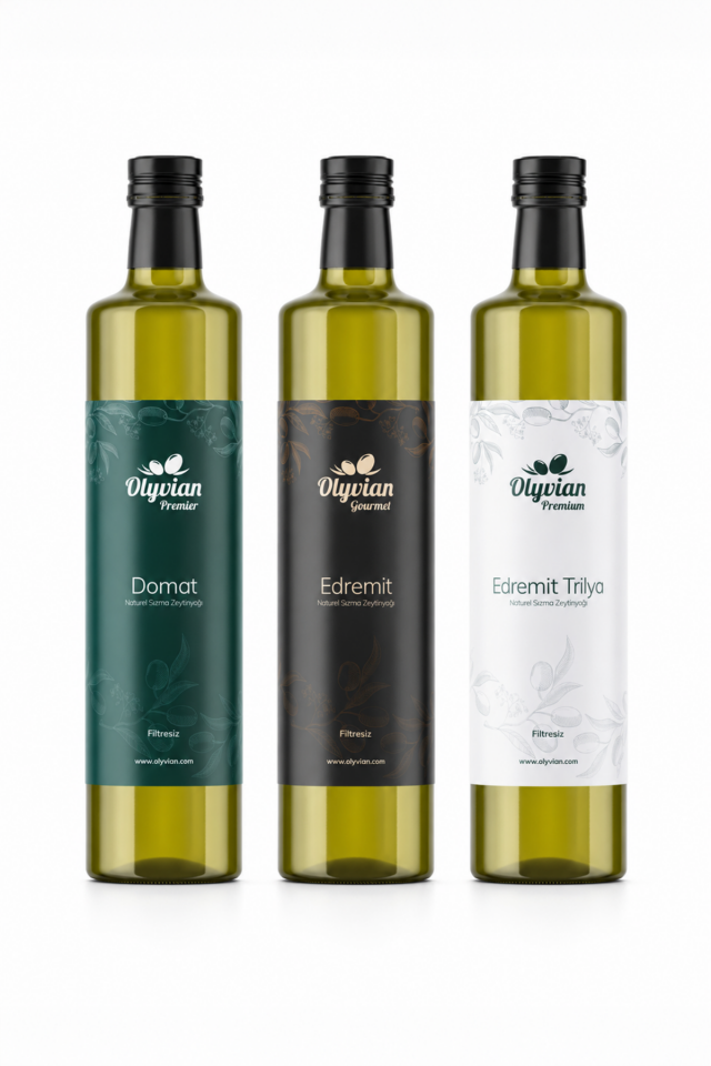 Premier, Gourmet & Premium Doğal Natürel Sızma Zeytinyağı 750 ml 3’lü Set