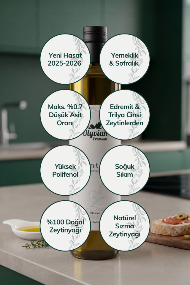 Premier, Gourmet & Premium Doğal Natürel Sızma Zeytinyağı 750 ml 3’lü Set