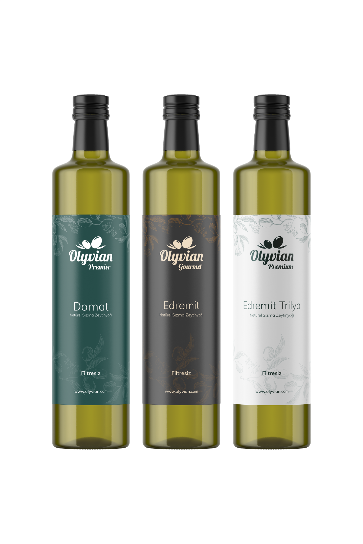 Premier, Gourmet & Premium Doğal Natürel Sızma Zeytinyağı 750 ml 3’lü Set