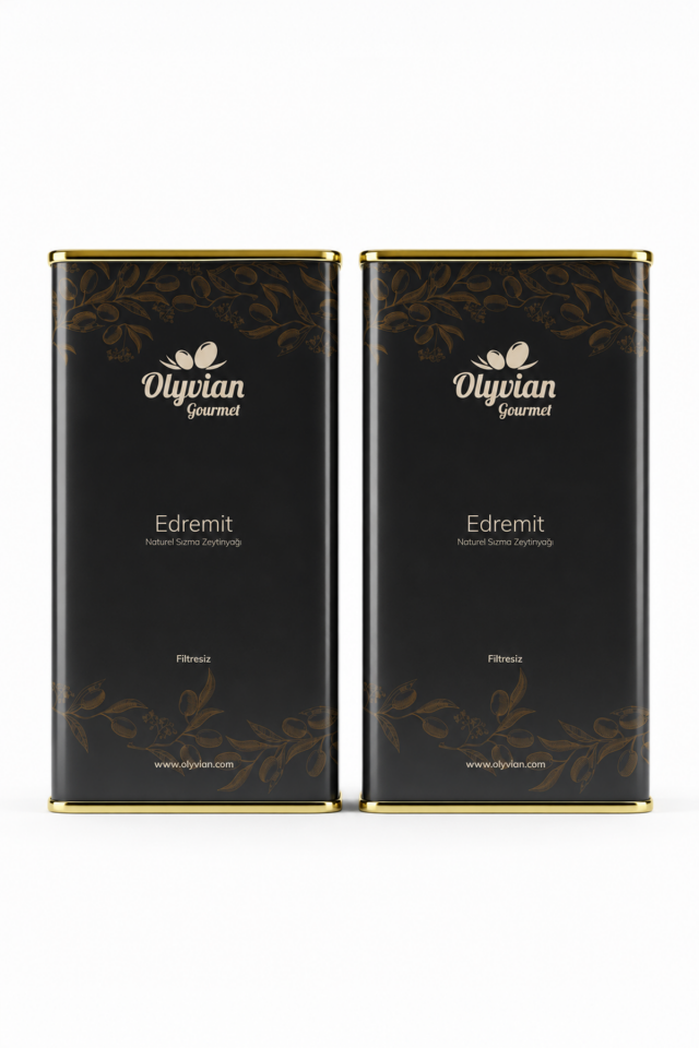 Gourmet Edremit Cinsi 5 L x 2 Adet Doğal Natürel Sızma Zeytinyağı