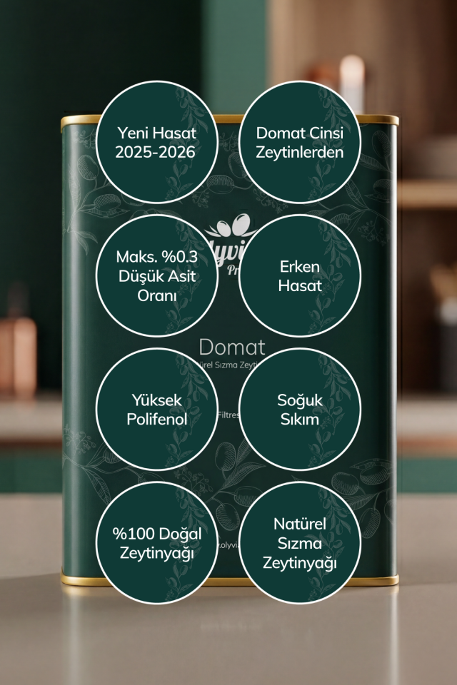 Premier + Gourmet + Premium 3 L x 3 Adet Doğal Natürel Sızma Zeytinyağı Seti